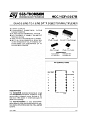 DataSheet HCF40257B pdf