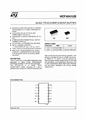 DataSheet HCF4041UB pdf