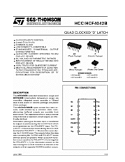 DataSheet HCF4042B pdf