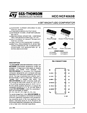 DataSheet HCF4063B pdf