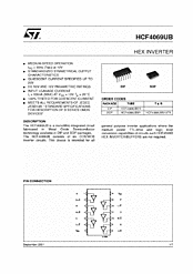 DataSheet HCF4069UB pdf