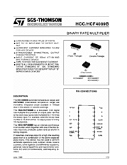 DataSheet HCF4089B pdf