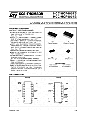 DataSheet HCF4097B pdf
