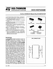 DataSheet HCF4098B pdf
