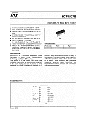 DataSheet HCF4527B pdf