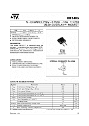 DataSheet IRF640S pdf