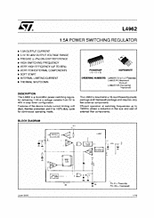 DataSheet L4962 pdf