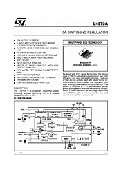 DataSheet L4970A pdf