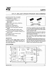 DataSheet L6574 pdf