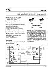 DataSheet L6598 pdf