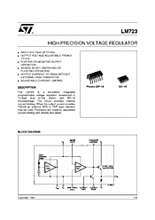 DataSheet LM723 pdf