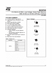 DataSheet M25P16 pdf