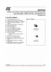 DataSheet M25PE80 pdf