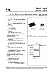 DataSheet M28W320CB pdf