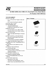 DataSheet M29DW323DB pdf