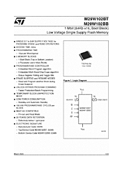 DataSheet M29W102BB pdf