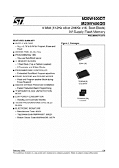 DataSheet M29W400DT pdf