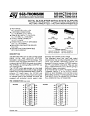 DataSheet M54HCT541 pdf