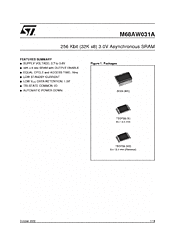DataSheet M68AW031A pdf