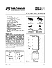 DataSheet M74HC251 pdf