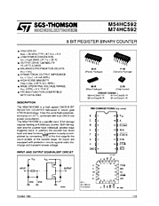 DataSheet M74HC592 pdf