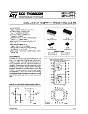 DataSheet M74HC76 pdf