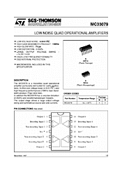 DataSheet MC33079 pdf
