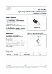 DataSheet MD1802FX pdf