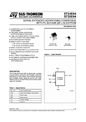 DataSheet ST25E64 pdf