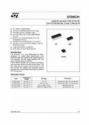 DataSheet ST26C31 pdf