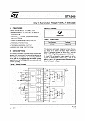 DataSheet STA508 pdf