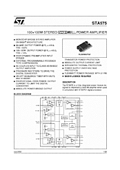 DataSheet STA575 pdf