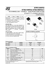 DataSheet STB210NF02 pdf