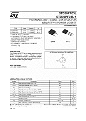 DataSheet STD30PF03L pdf