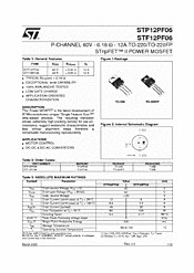 DataSheet STF12PF06 pdf