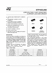 DataSheet STP16CL596 pdf