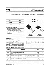 DataSheet STTA3006CW pdf