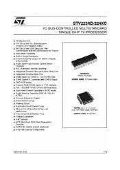 DataSheet STV223XD pdf