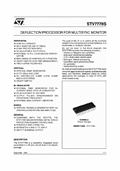 DataSheet STV7778S pdf