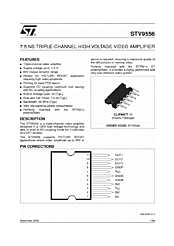 DataSheet STV9556 pdf