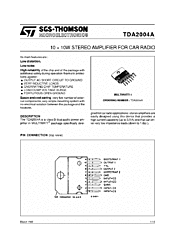 DataSheet TDA2004A pdf