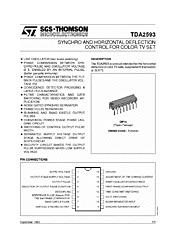 DataSheet TDA2593 pdf