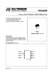 DataSheet TDA2822M pdf
