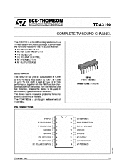 DataSheet TDA3190 pdf
