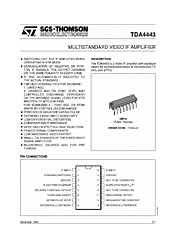 DataSheet TDA4443 pdf