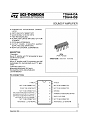 DataSheet TDA4445B pdf