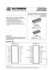 DataSheet TDA7222AD pdf