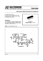 DataSheet TDA7245A pdf