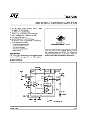 DataSheet TDA7256 pdf