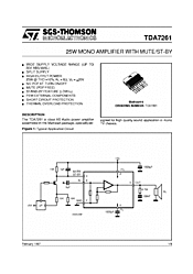 DataSheet TDA7261 pdf